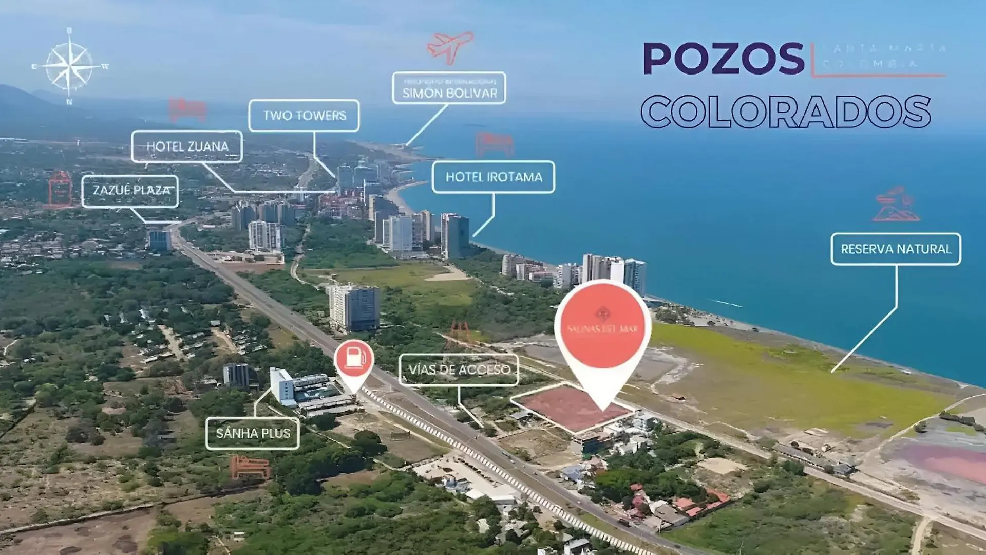 Apartamento Ocean View 502 - Frente Al Mar Σάντα Μάρτα Κολομβία